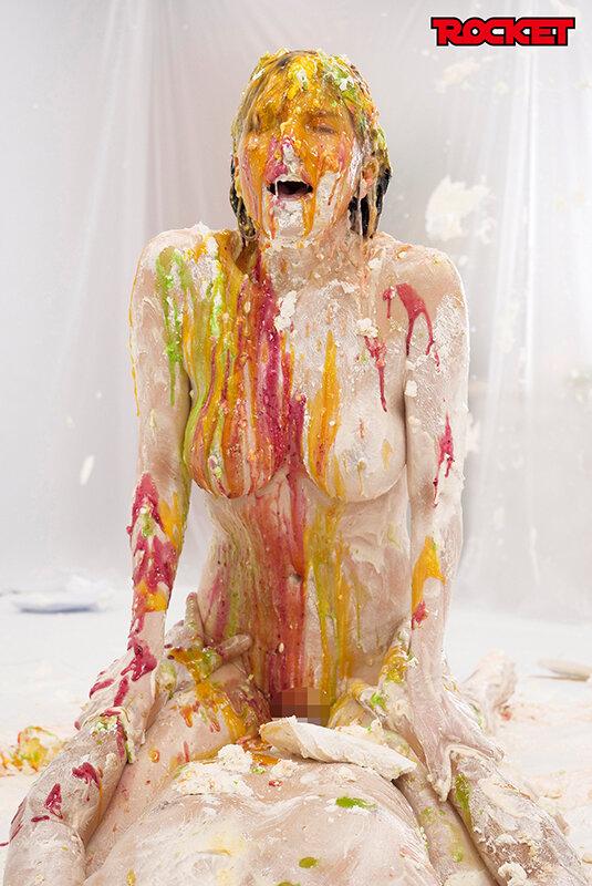 全身ドロドロカラフルソースまみれメッシー